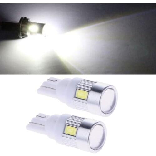 2Pcs T10 501 194 W5W 5630 LED SMD Car HID Canbus Error Free Wedge Light Bulb Lamp #266634