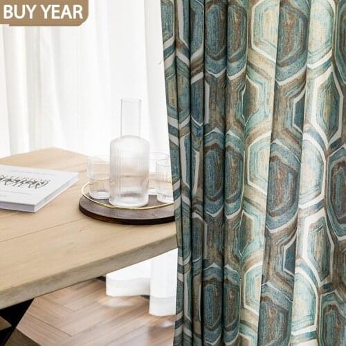 2021 New Modern Curtains for Living Dining Room Bedroom Pastoral Printing Curtains High Precision Curtains Window Curtains Tulle