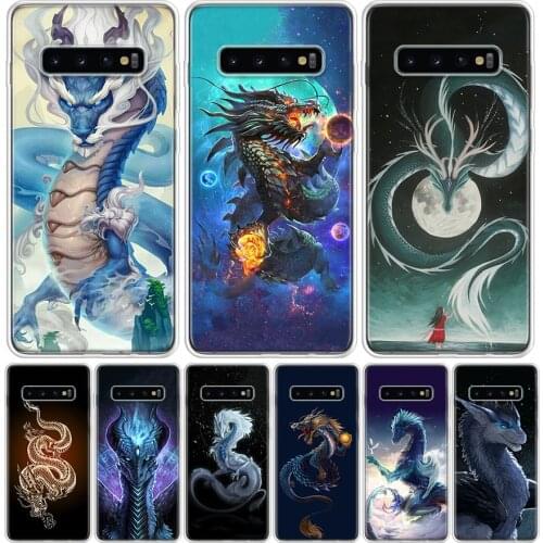 Cartoon Dragon Phone Case for Samsung Galaxy S10 S20 Ultra Note 10 9 8 S9 S8 S7 J4 J6 J8 Plus Lite + Popular Cover Capa