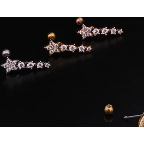 FallVent Stud Earrings