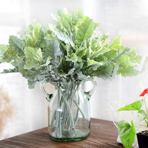 Artificial Plant Leaf Home Office Greenery bedroom balcony corridor Decor Wedding Party Event Decoration Fake Plant Leaves