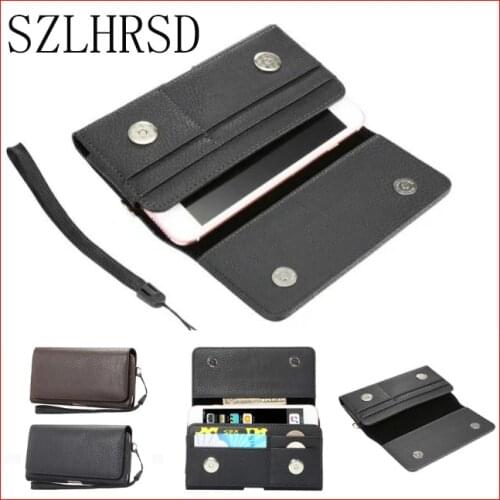 Men Belt Clip Leather Pouch Waist Bag Phone Cover for samsung galaxy s7 Edge s6 s8 On 7 On5 J2 J7 J5 Prime A5 A7 A3 2017 2016