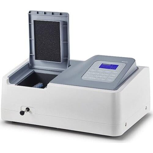 Single Beam Spectrophotometer SP-UV1100 Wavelength 190~1100nm Tungsten Lamp & Deuterium Lamp Spectral Bandwidth 2.0nm