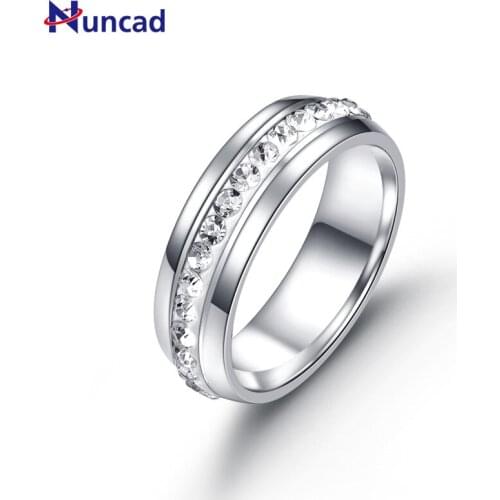 Hot Spherical Silver Color Rhinestone Stainless Steel Rings anelli uomo Size 7/8/9/10/11 anel Fashion Jewelry anillos For Men