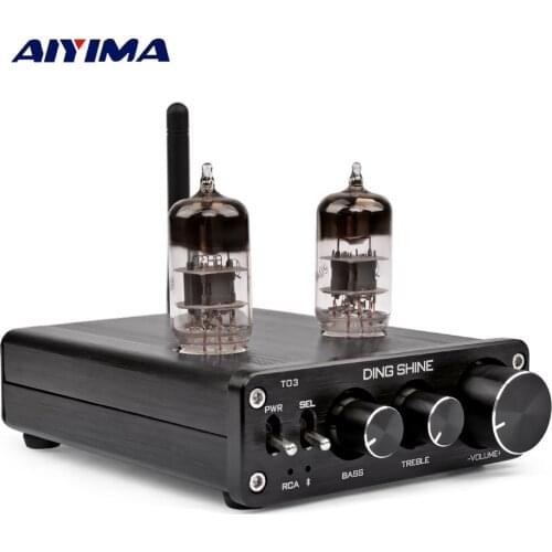AIYIMA Bluetooth 4.0 6N3 Vacuum Tube Preamplifier Receiver HIFI Bile Pre Amplifier Audio Board DC12V DIY For Home Theater