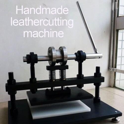 Manual Die Cutting Machine, Leather Leather Indentation / Cutting Machine, Punch Leather Die Cutting Machine
