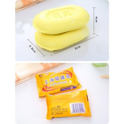 Sulfur Soap Formal Drug Bactericidal Soap Treatment Skin Conditions Acne Psoriasis Cream Seborrhea Eczema Anti Fungus #P2