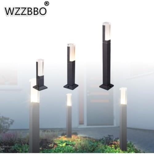 Outdoor Waterproof IP65 10W LED Lawn Lamp New Style Aluminum Pillar Garden Path Square Landscape Lawn Lights