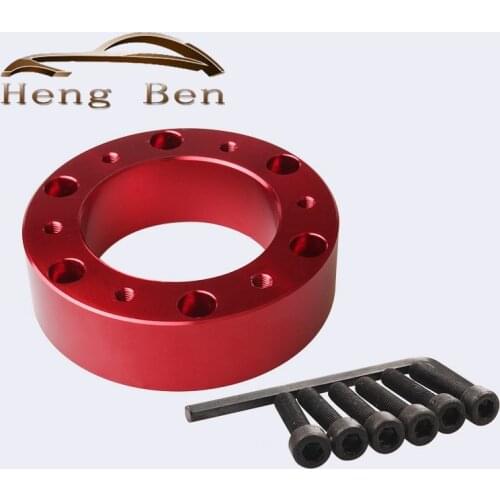 25MM STEERING WHEEL HUB SPACER KIT ADAPTER ALUMINUM UNIVERSAL