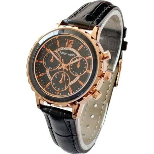 New 2020 High quality Fashion lady watch women genuine leather black green pink Wristwatch relogio feminino luxury watch casual