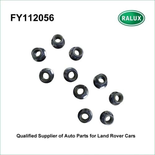 10 Pieces FY112056 auto hex nut M12 for Defender 2007-Discovery 3 4 Range Rover 2013- Range Rover Sport Evoque car nut parts