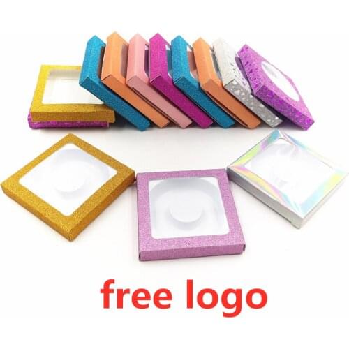 25mm long EyeLash Newes Paper Packing Box Wholesale Bulk Cheap Pretty Lashes Storage Packaging Empty Eyelash Packaging Box