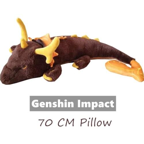 70cm Large Genshin Impact Plush Toys Soft Rock King Zhongli Cosplay Plush Doll Anime Project Zhongli Pillow Gifts For Kids Fans