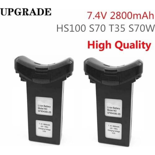 NEW Upgrade 7.4V 2800mah Battery for SJR/C SJRC S70W RC Quadcopter Spare Parts Accessories Li-po Battery For SJRC S70W Battery