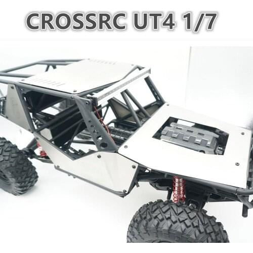 Stainless steel armor body plate for CROSSRC UT4 1/7 Rock Crawler RC CAR PARTS