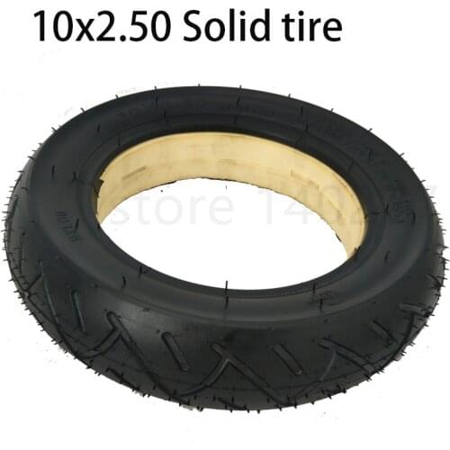 10x2.50 Solid Tire for Quick 3 ZERO 10X Inokim OX Folding Electric Scooter 10-inch Mini Motorrad Razor Tyre Parts