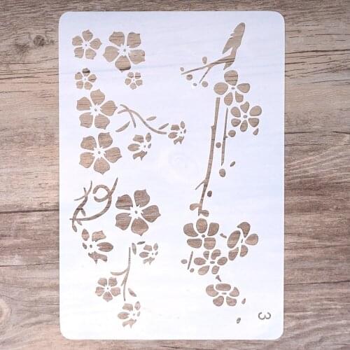 DIY Craft Vine Flower Layering Damask Stencils For DIY Scrapbooking Stamping Album Crafts Decorative Paper Cards