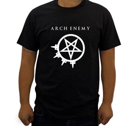 Cotton tshirt men new ARCH ENEMY Death Metal Pure F METAL Logo male t-shirts fashion summer clothes euro size tees