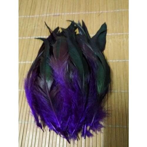 Hot! Sale 20pcs / lot high quality deep purple pheasant feather, 5-7 "/ 12-18cm DIY jewelry accessories, wedding decorations