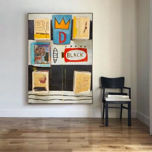 Colorful Graffiti Art Indoor Decoration Wall Art Pictures for Living Room Abstract Posters And Prints Canvas Painting Home Decor