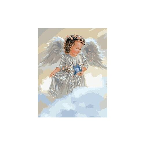 MaHuaf-W801 Angel in the sky Painting by numbers DIY oil digital canvas painting wall pictures for living room