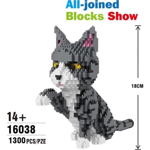 Balody Mini building blocks Cute Bird Model Building Bricks Parrot Doll Toys dinosaur eagle Anime Juguetes Gifts for Kids cats