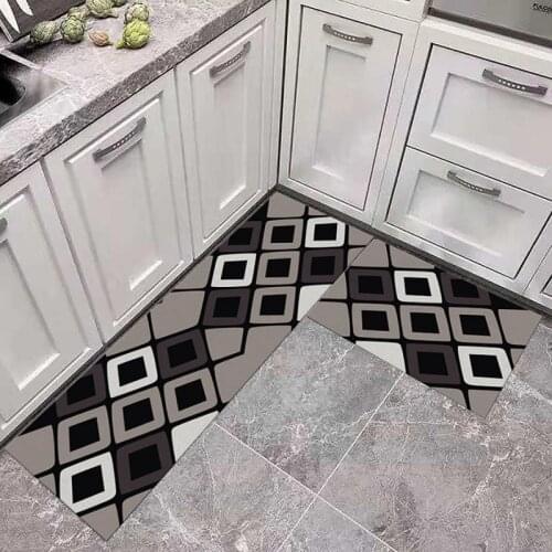New Anti-slip Kitchen Absorbent Long Mat Modern Area Rugs Bath Carpet Entrance Doormat Living Room Bedroom Balcony Indoor Carpet