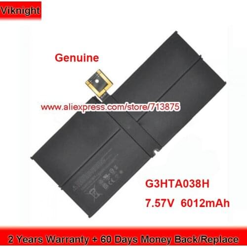Genuine DYNM02 G3HTA038H Laptop Battery for Microsoft Surface Pro5 1796 7.57V 6012mAh