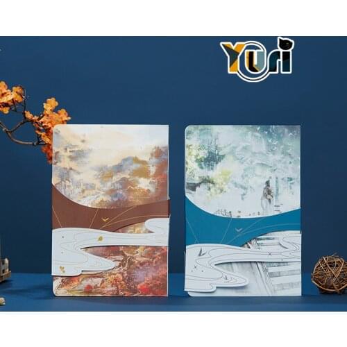 Anime Tian Guan Ci Fu TGCF Original Xie Lian Hua Cheng BL Notebook Notes Blotter Book Official Xmas Gift C