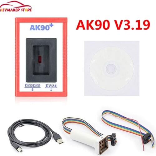 AK90+ Key Programmer For BMW EWS V3.19 Professional Auto Key Programmer AK 90 AK90 Key Programmer Programming Tool
