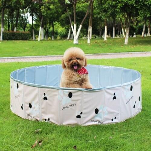 Foldable Dog Swimming Pool Pet Bath Swimming Tub Bathtub Cat Dog Swimming Pool Collapsible Bathing Pool For Kitten Puppy Kids