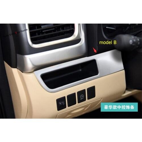 Yimaautotrims Left Middle Control Decoration Strip Cover Trim Fit For Toyota Highlander KLUGER 2017 2018 2019 Interior Mouldings