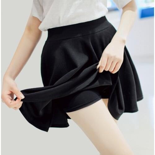 M-5XL Women Plus Size Tutu School Short Skirt Pants 2020 Summer 10 Colors Mini Saia High Waist Skirts Faldas Mujer Dropshipping