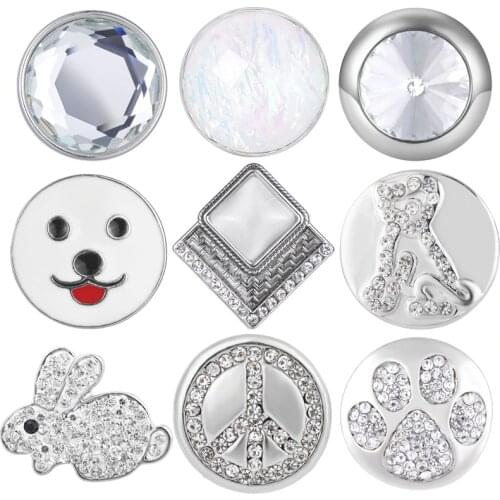 25colors Ginger Snap button 18mm snap Charms fit ginger snaps jewelry Vn-1971