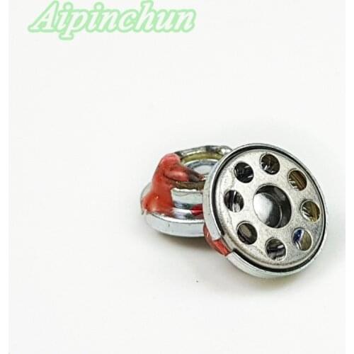 Aipinchun 1Pair 10mm 32ohm DIY Moving-Coil Titanium Film Earphone Speaker Unit Full Range