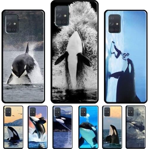 Killer Whale Orca Phone Case For Samsung Galaxy A52 A12 A32 A72 A20e A21S A20S A50 A70 A11 A31 A41 A51 A71