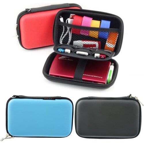 Case Container Coin Headphone Protective Storage Box Colorful Headphone Case Travel Storage Bag For Earphone Data Cable Charger