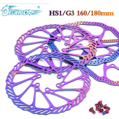 G3 Bike Disc Brake rotor 160/180MM Mountain bike Hydraulic Brake Disc Rotors Colorful Disc-Brake For Shimano Sram Cycling parts