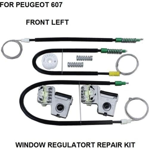 ELECTRIC CAR WINDOW KIT FOR PEUGEOT 607 ELECTRIC WINDOW REGULATOR FRONT-LEFT NEW 2000-2010