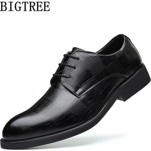 Corporate Shoes for Men Brown Dress Coiffeur Suit Shoes Brand Elevator Shoes for Men 2020 Zapatos De Hombre De Vestir Formal