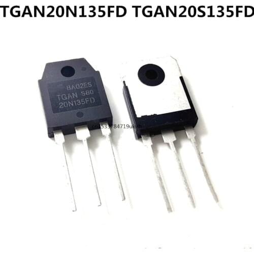 Original 5pcs/ TGAN20N135FD TGAN20S135FD TO-3P 1350V 20A