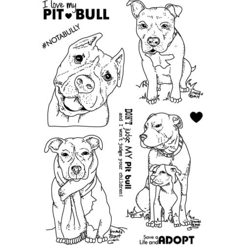 Cute Dog Transparent Clear Silicone Stamp/Seal for DIY scrapbooking/photo album Decorative clear stamp sheets HEM7