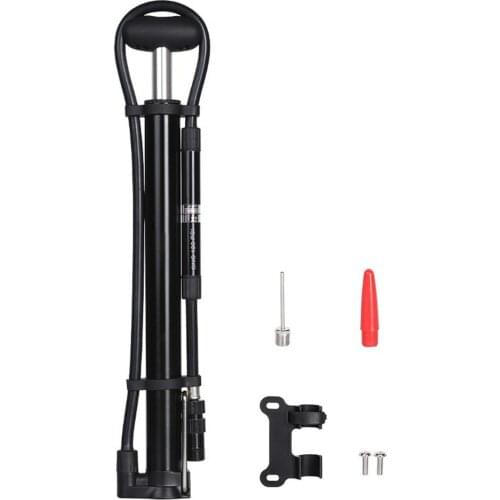 Mini Bike Pump Aluminum Alloy Basketball Air Pump Bicycle Inflator American French Mouth 120psi High Pressure Tire Repair Kit