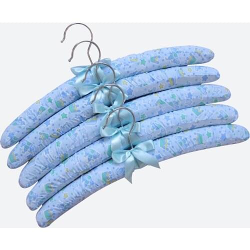 Cotton wrapped clothes hanger clothes hanger Shop Display Cloth Racks 38.5cm