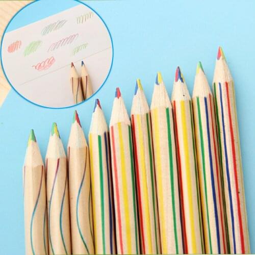Four-color Color Pencils with The Same Core Design Painting Secret Garden Color 4 In 1 Colored Drawing Painting Accessory Set