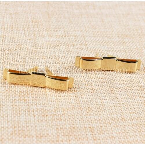 1pcs Metal Cute Bow clasp buckle conchos Buckles Bag Purse Hat Decor Hardware DIY Leather Craft Accessory Golden 47mm (1-7/8")