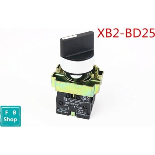 1PCS CHINT NP2-BD25 2 Position Selector Push Button 1NO+1NC Selector Switch XB2-BD25