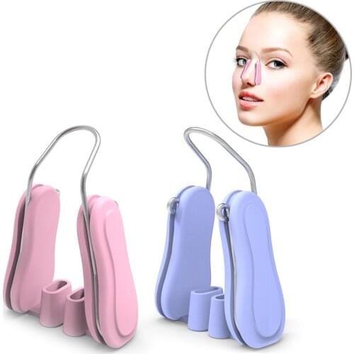 2Pcs Nose Shaper Clip Nose Lifter Nose Lifting Tool Soft Silicone Rhinoplasty Nose Bridge Straightener Corrector
