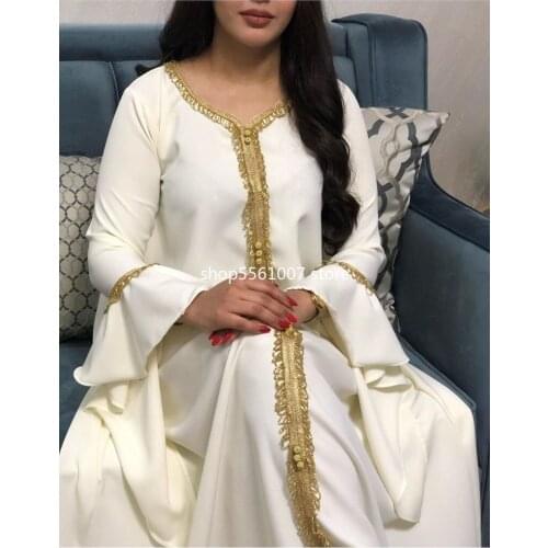 2021 Fashion Style African Women Long Sleeve White Plus Size Long Dress American Clothing African Dresses for Women