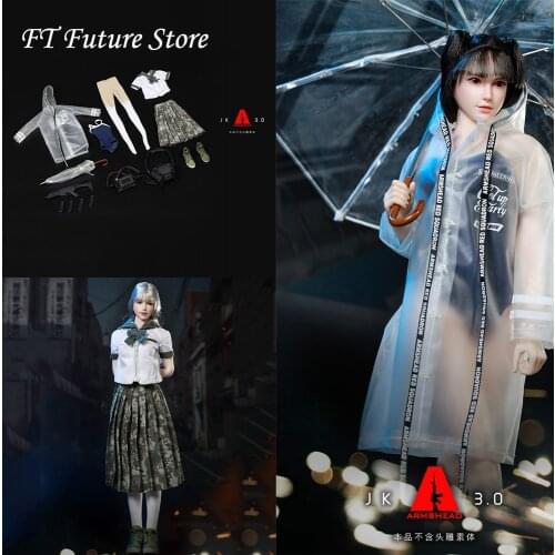 JK-03 1/6 Female Figure Accessory Girl Set Armed Student Sister Suit Weapon Accessories Model for 12'' SDH015 Body